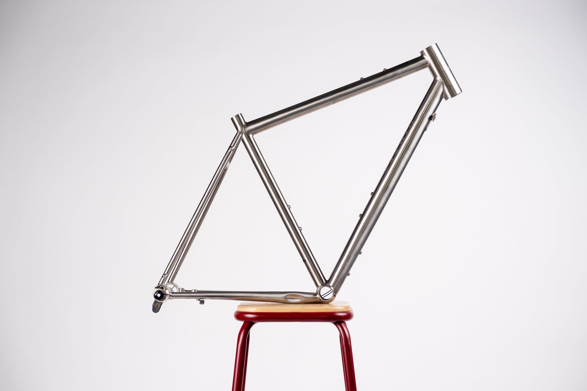 Frame - Gloria Titanium All Road - Brushed Frame Finish