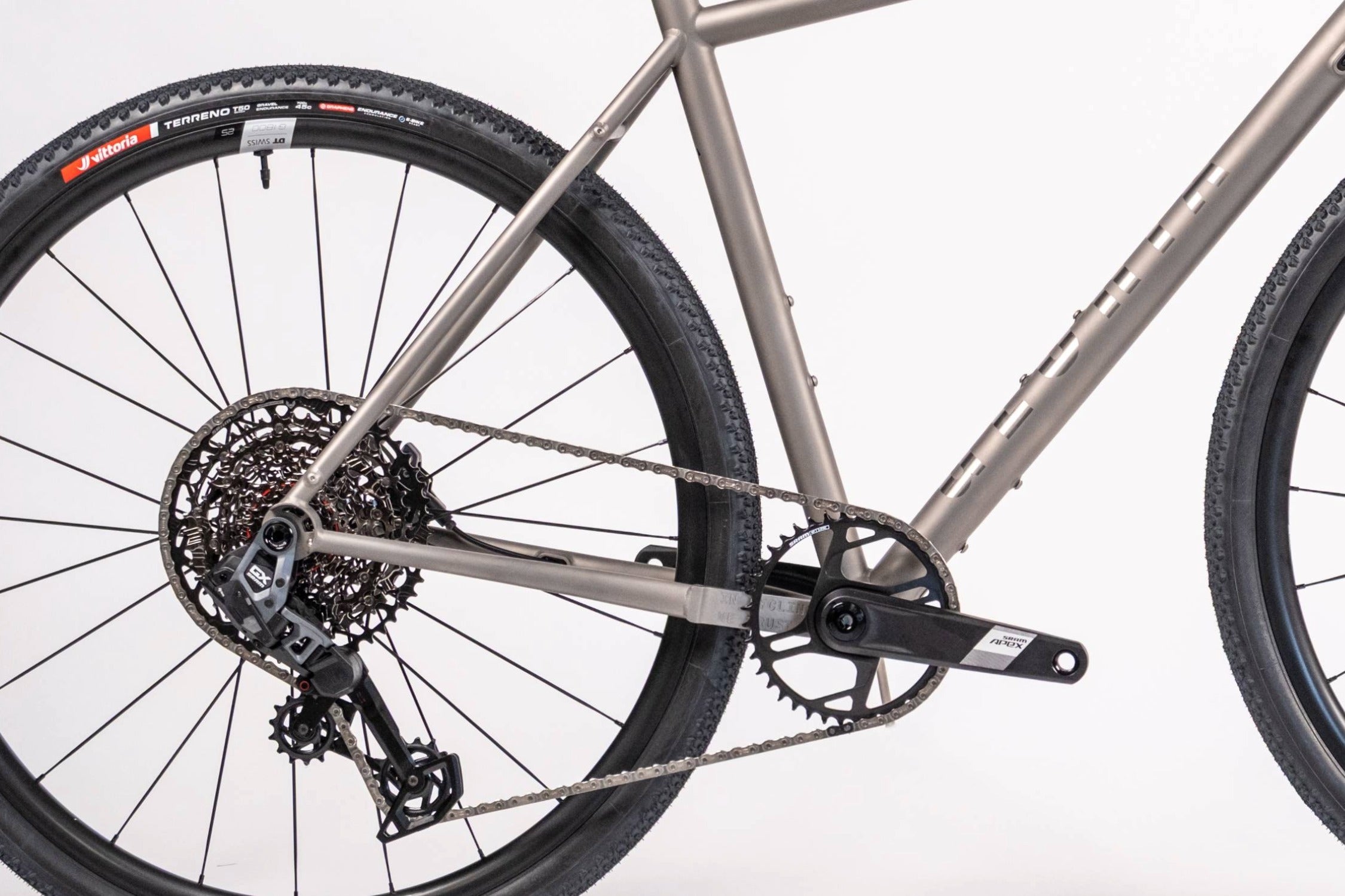 TITANIUM ALL GRAVEL SRAM APEX-GX