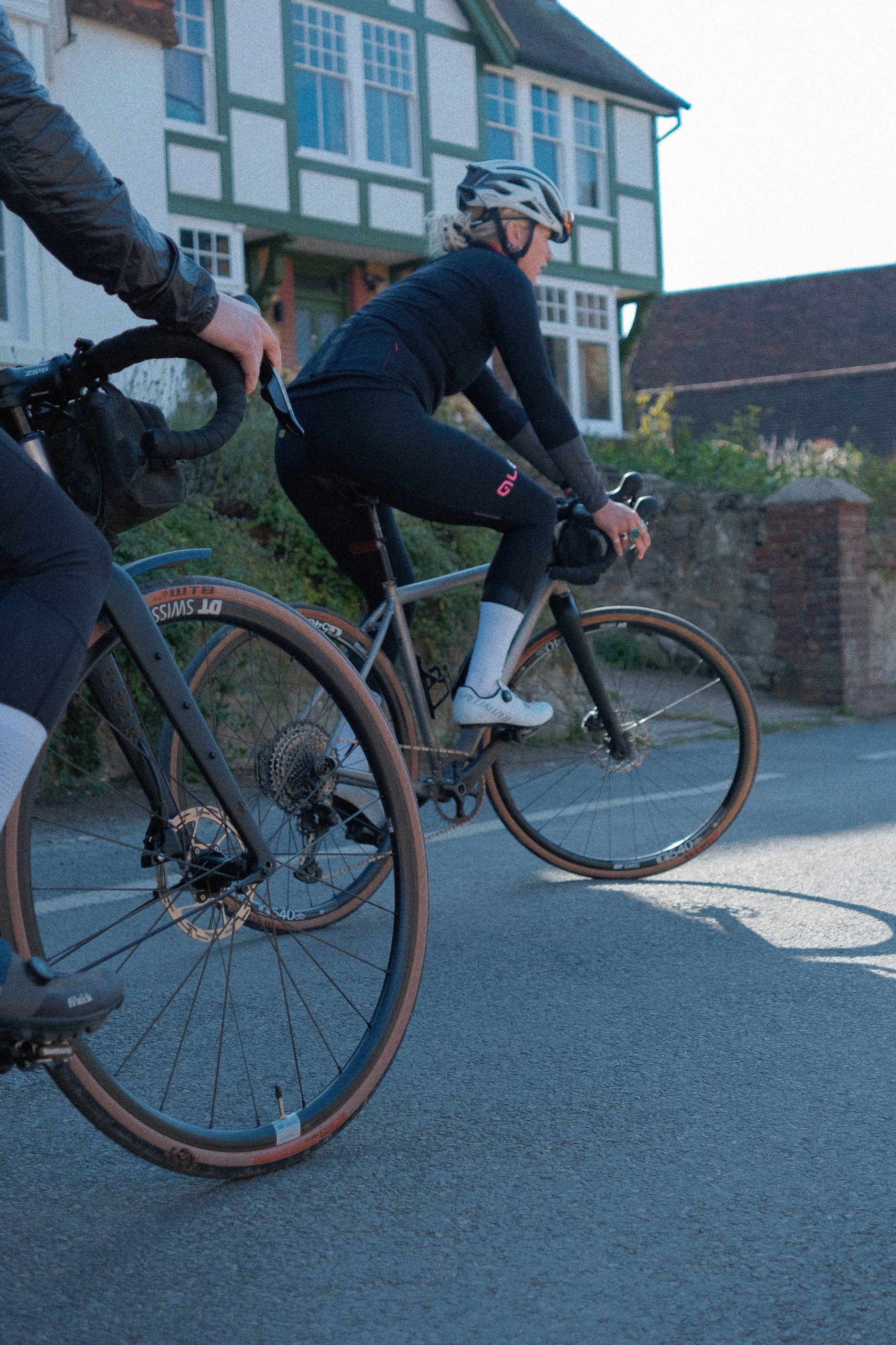 Female rider riding All-Road