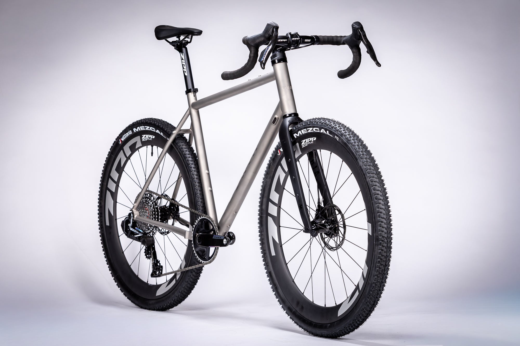 All Gravel Sandblasted - SRAM Force AXS 1x - Zipp 303s XPLR Wheelset