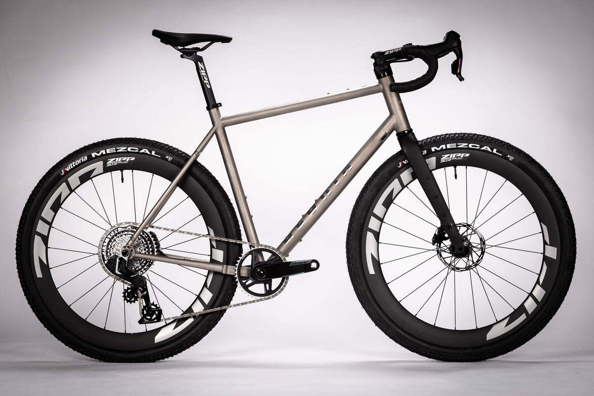 Gloria All Gravel Titanium - SRAM Force AXS 1x - Sandblasted