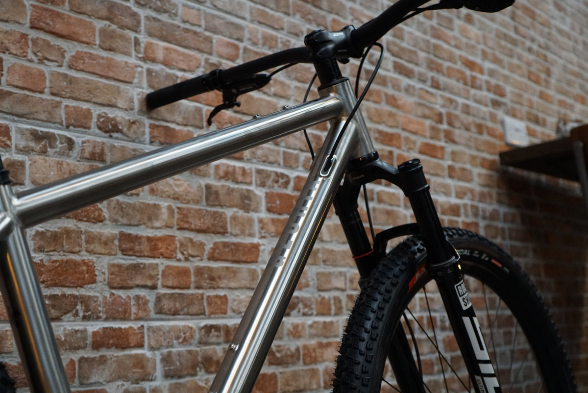 Brushed All Terrain Titanium Mountain Bike Hardtail