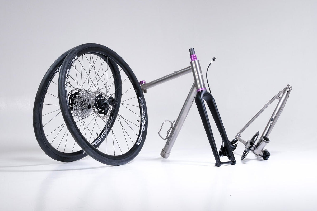 Gloria All World Titanium — Frameset (Brushed)