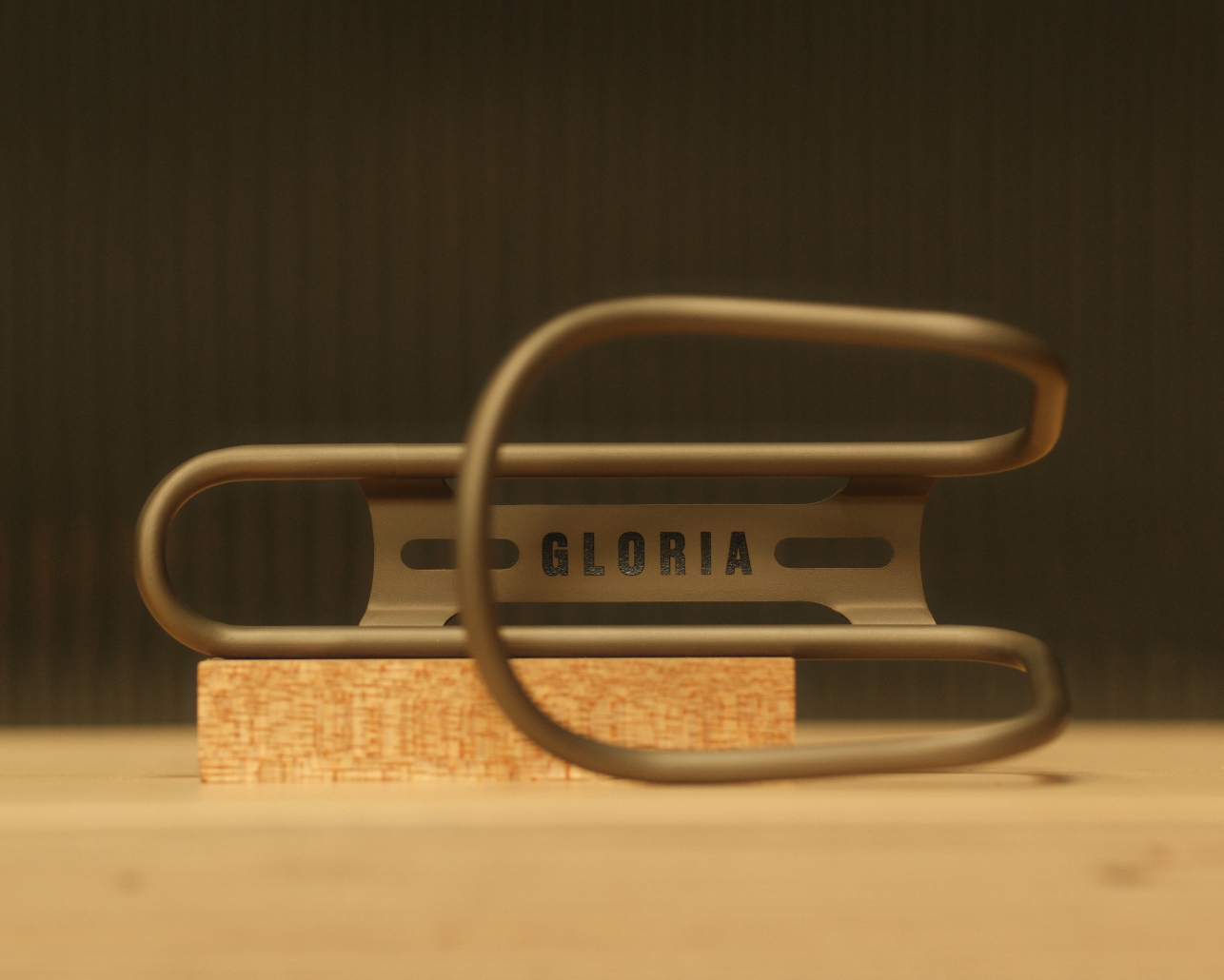 Titanium bottle cage (Gloria logo) super light