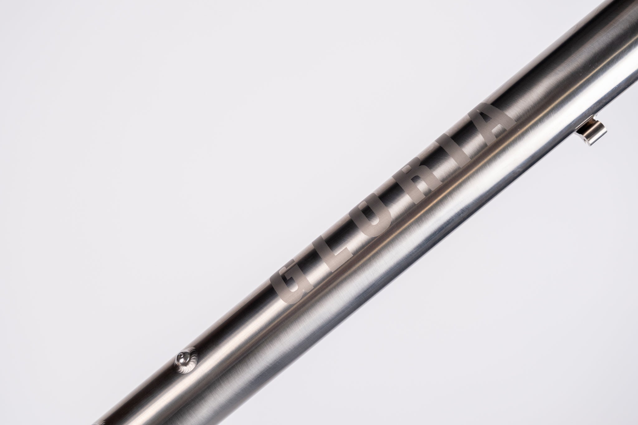 Frameset - Gloria Titanium All Road - Brushed Finish - Non Integrated Carbon Fork