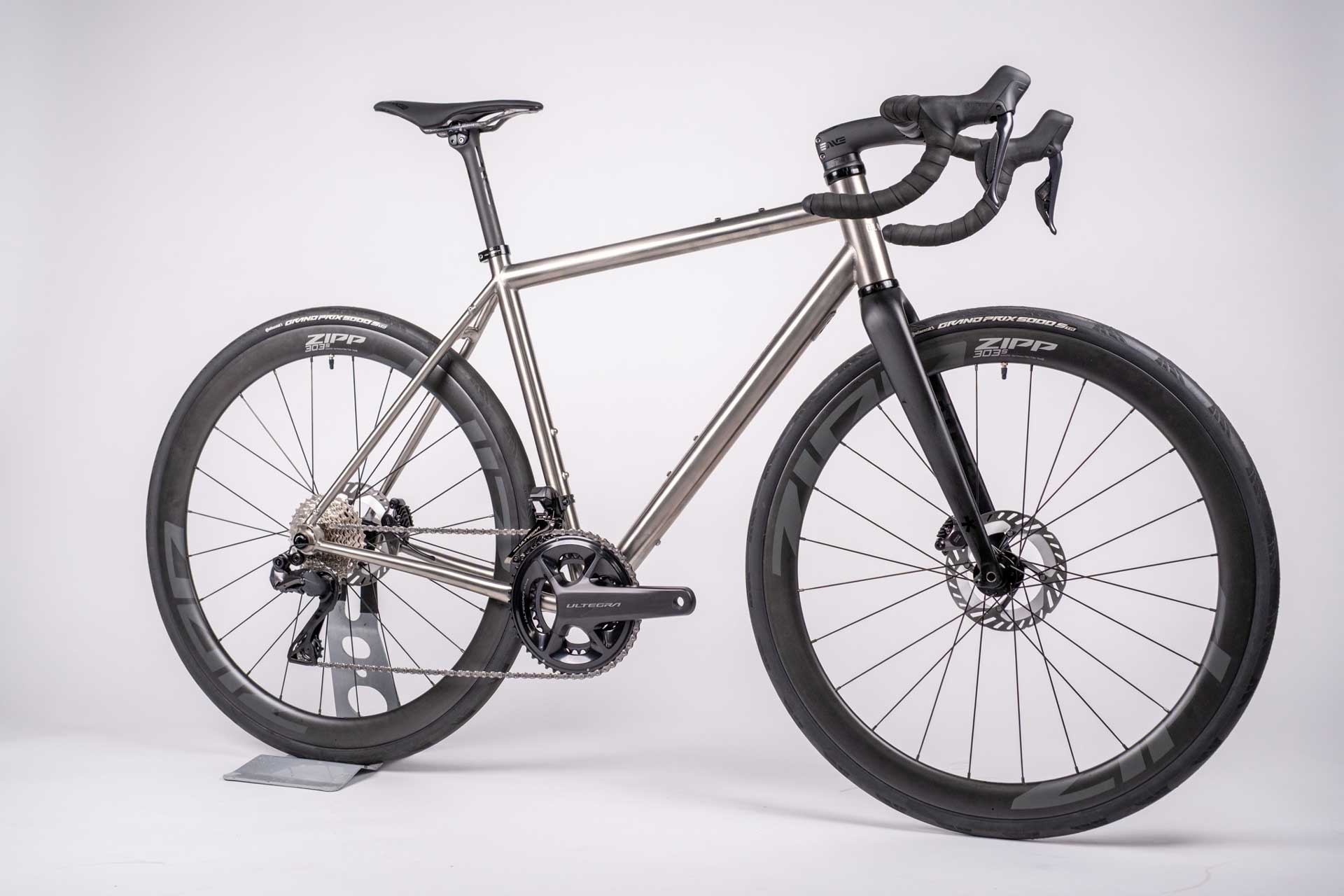 Cycling bike on a white background