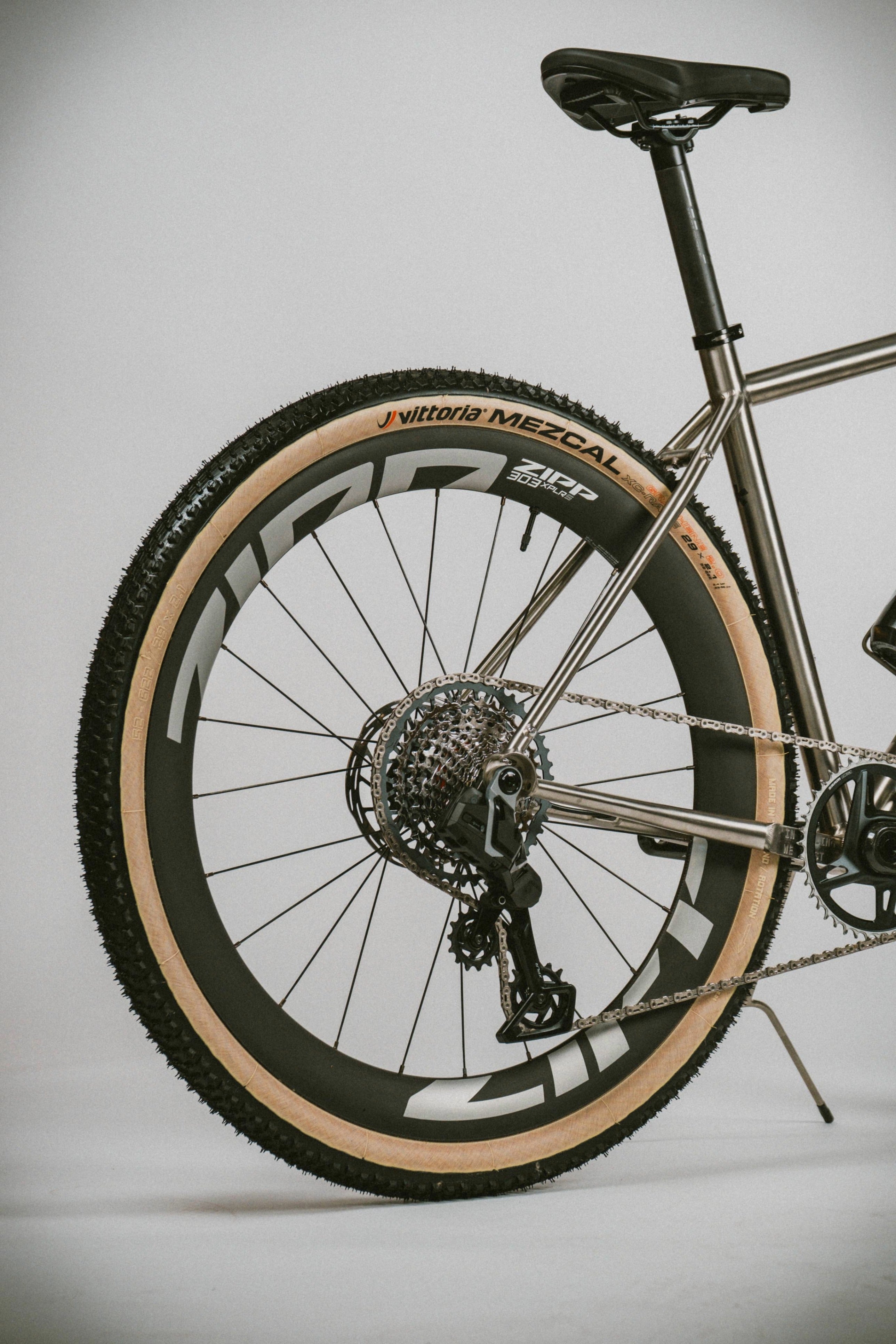 Bicycle with a white background